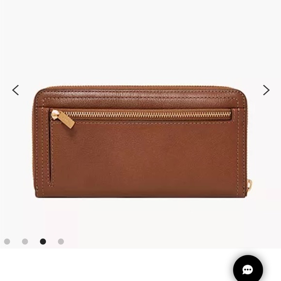 Fossil Logan RFID Zip Around Clutch - Picture 6 of 7